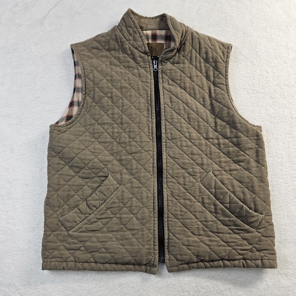 Lewis Creek Vest Mens Sz Med  Brown Quilted Casual Dress Hunting Scotland Made